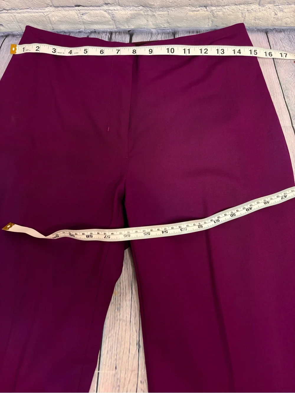 MM Lafleur Magenta Italian Wool Corporate Business Blazer Trouser Set M/6